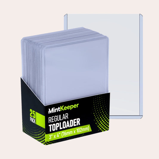MintKeeper 25 Pack Regular Card Top Loaders 3x4" | TCG
