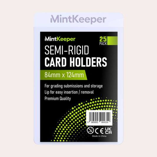 MintKeeper 25 Pack Semi Rigid Card Holders | TCG