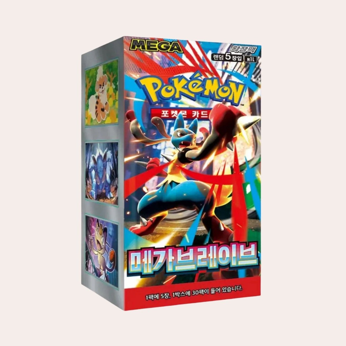 Pokemon Korean Mega Brave m1L Booster Box | Trading Card Game