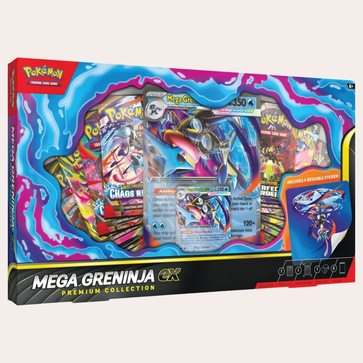 Pokemon Mega Greninja ex Premium Collection Box | Trading Card Game