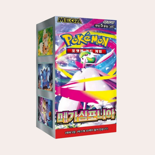 Pokemon Korean Mega Symphonia m1S Booster Box | Trading Card Game